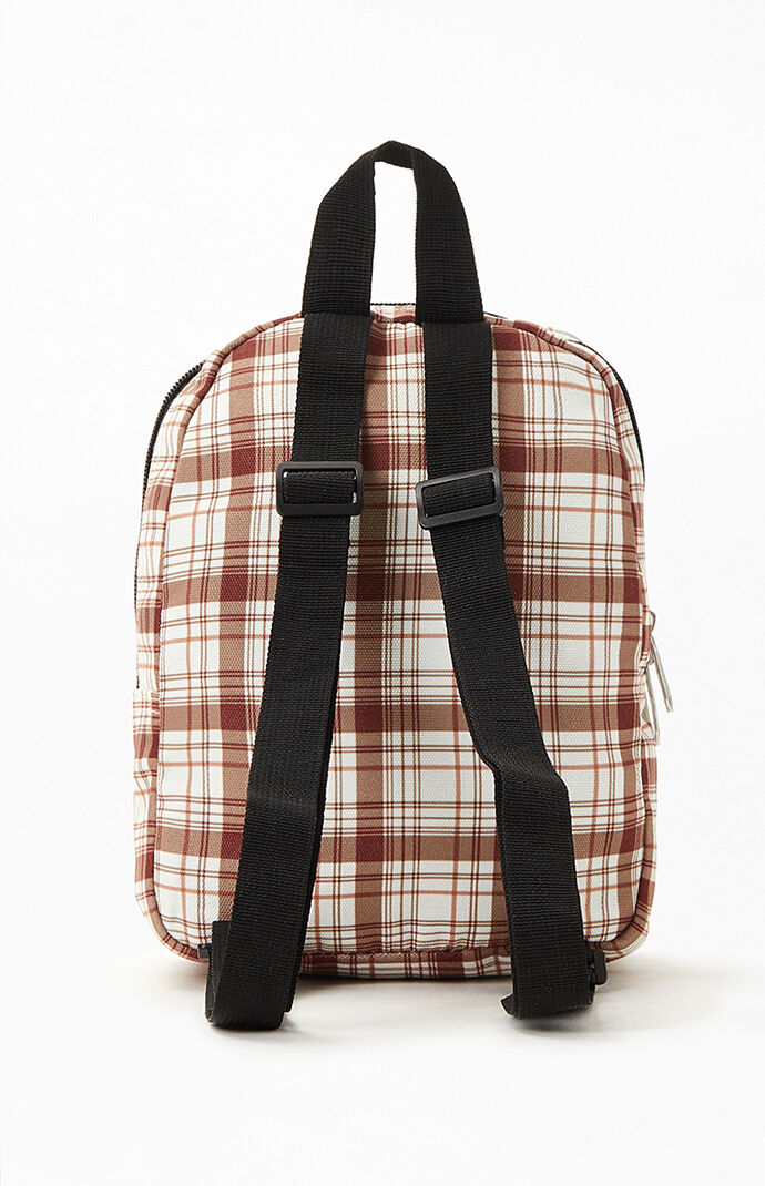 brandy melville plaid backpack