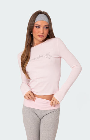 Dream About Me Rhinestone Top image number 1
