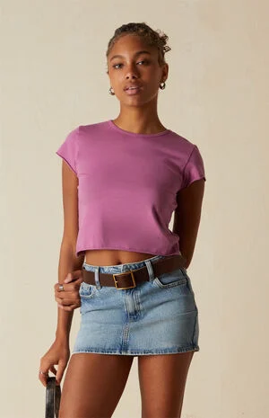 Clara Raw Hem Top image number 1