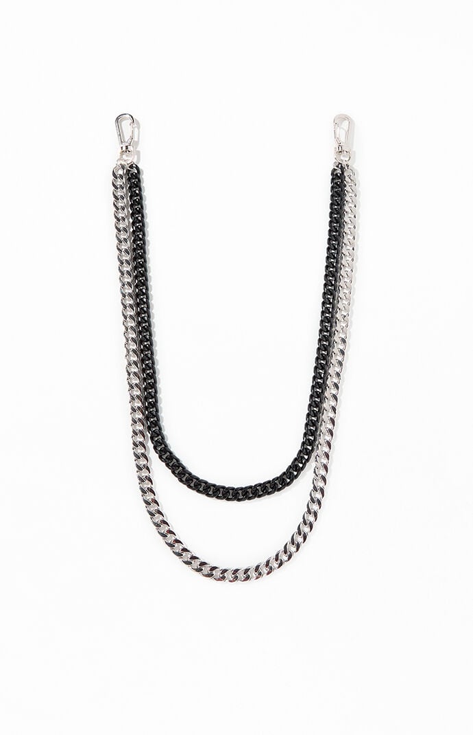Pacsun Two Tone Double Wallet Chain | PacSun