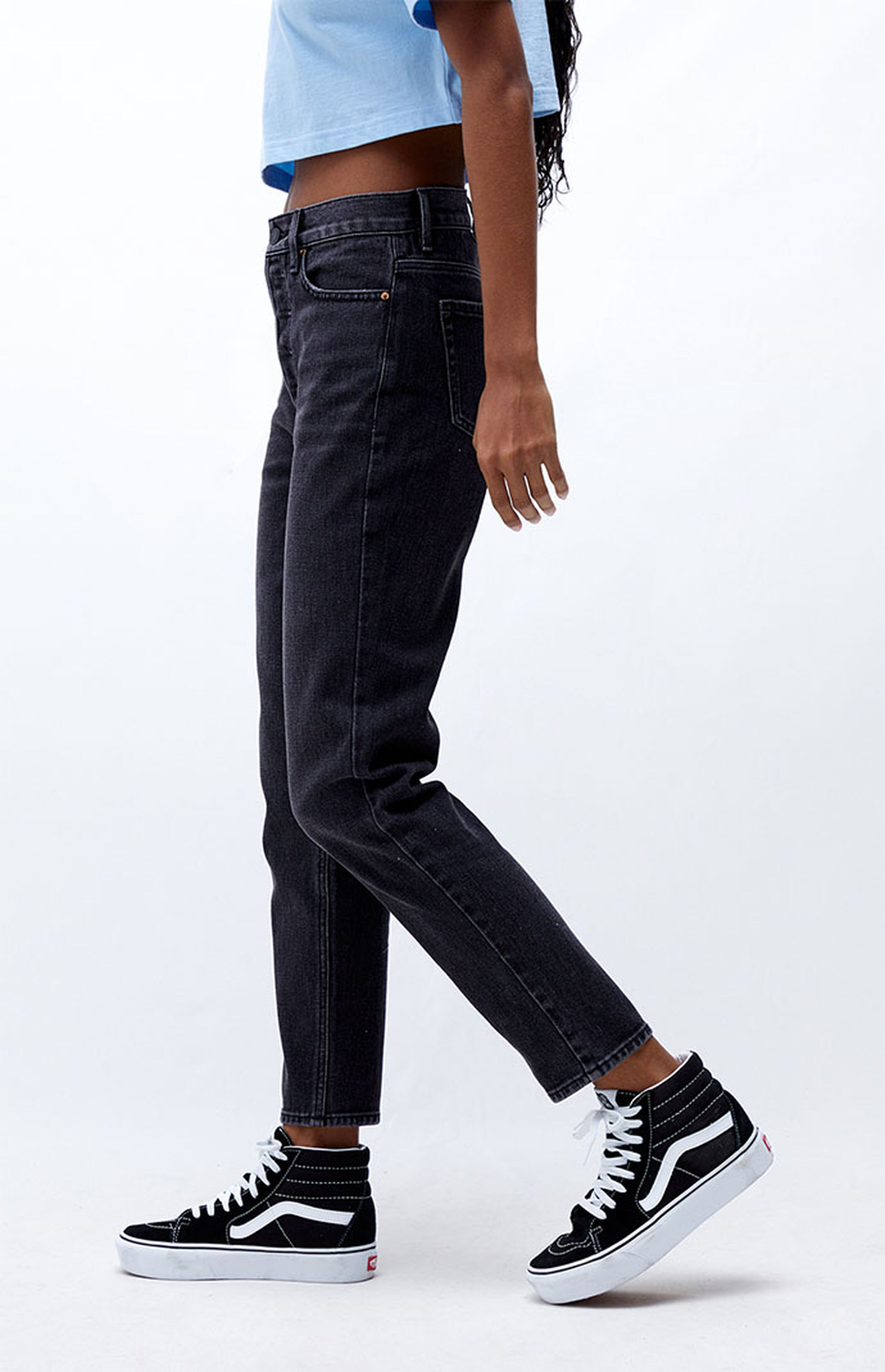 PacSun Black Ultra High Waisted Slim Fit Jeans PacSun