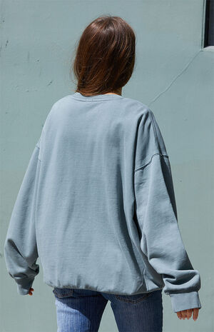 Pale Sage Green&nbsp;Yosemite Bears Crew Neck Sweatshirt image number 4