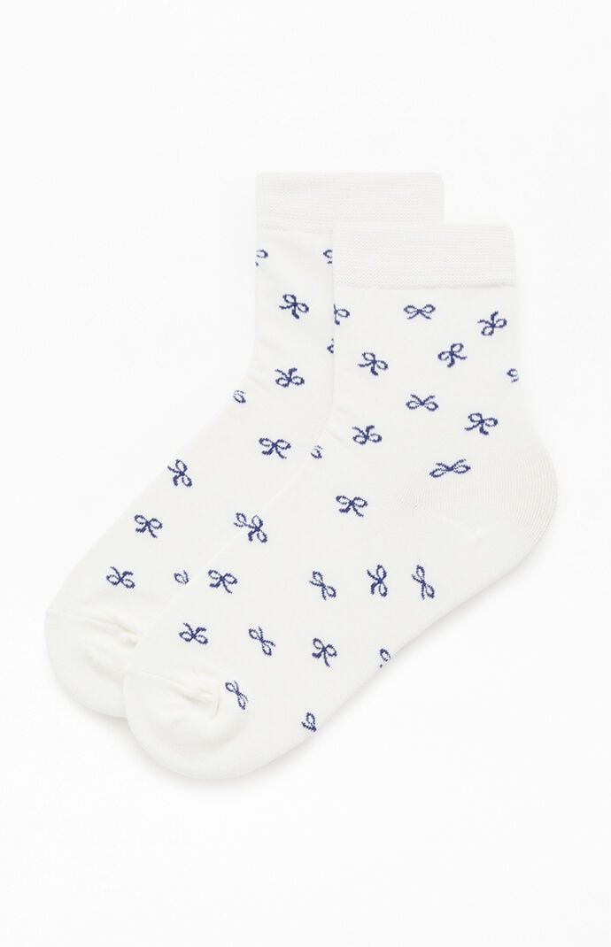 John Galt Bow Ankle Socks