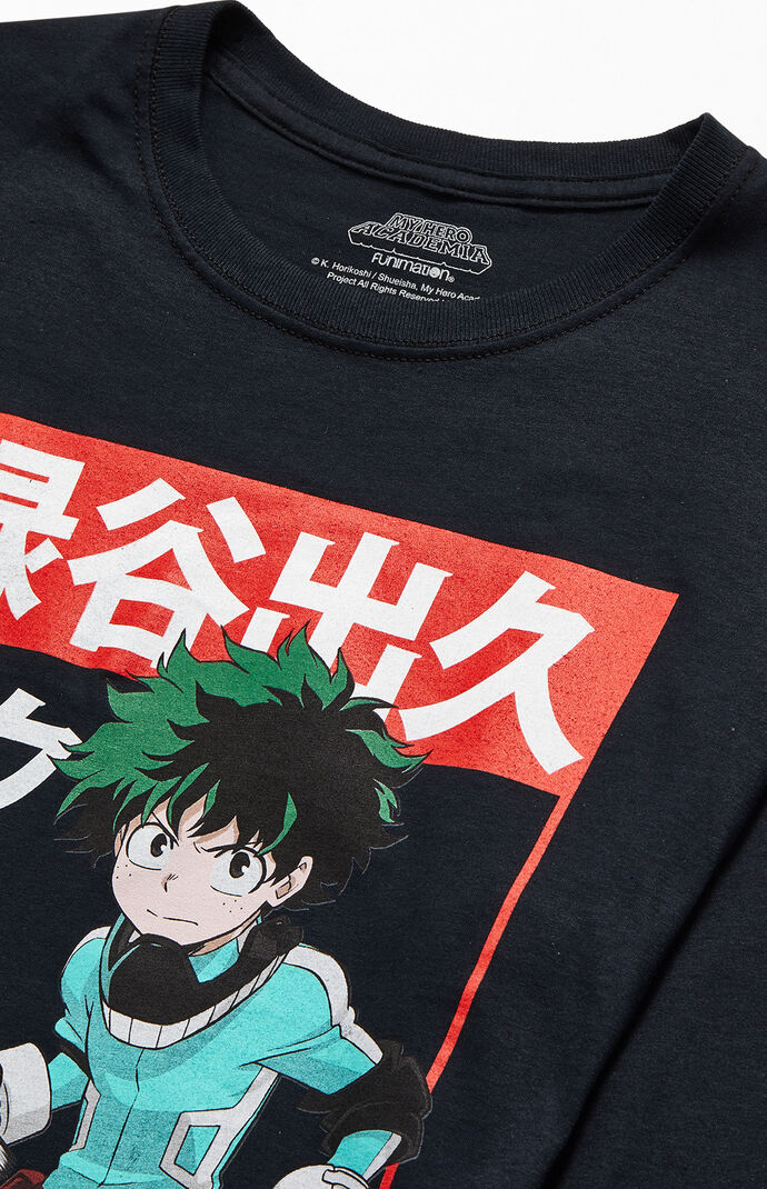 My Hero Academia Long Sleeve T Shirt Pacsun