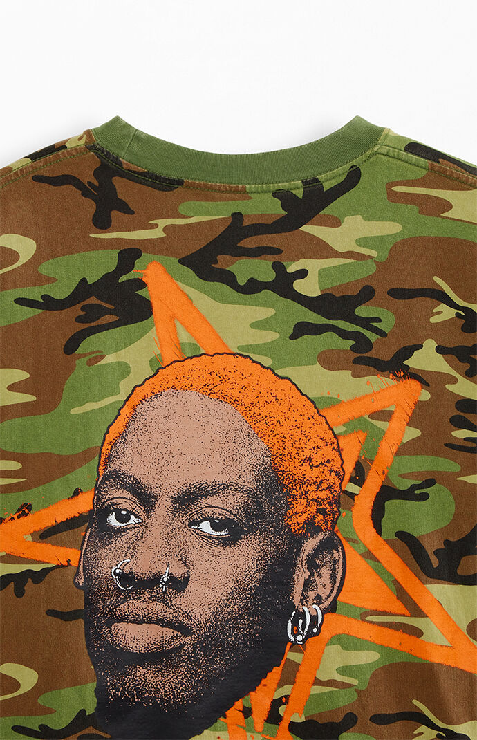 RODMAN BRAND Star Camo Oversized T Shirt PacSun