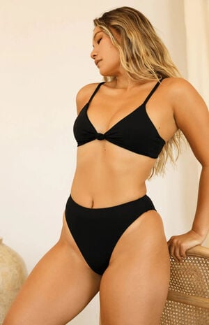 Zen Knotted Triangle Bikini Top image number 5