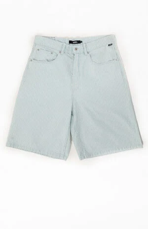 Striped Check-5 Baggy Jorts image number 1