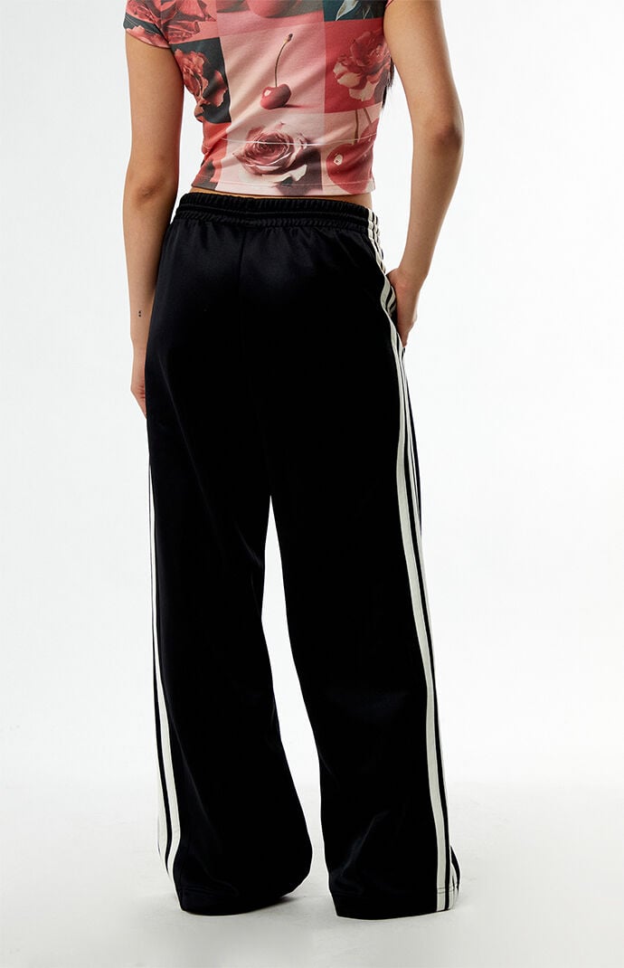 ウォーキング・ランニングウェア old adidas stripe track wide pants BLK Buy adidas Black Essentials 3-Stripes Woven Wide Leg Trousers from