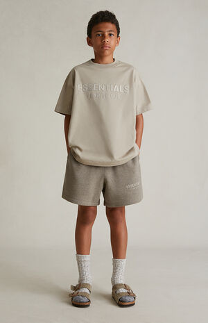 Kids Homestead Heather Fleece Soccer Sweat Shorts image number 2