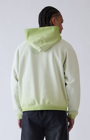 Green Raglan Vintage Wash Heavyweight Hoodie image number 4