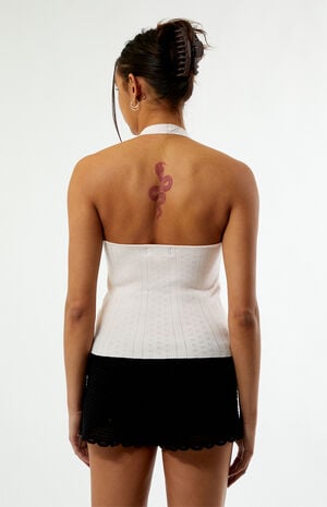 Femme Sweater Halter Top image number 4