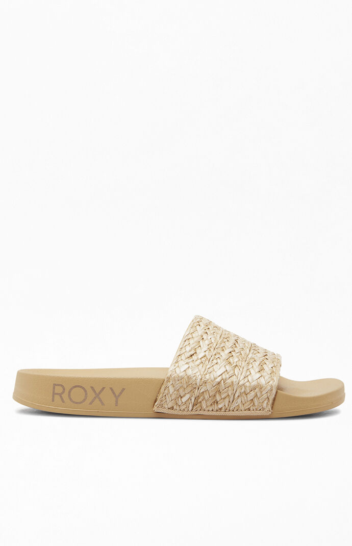 Jute Slippy Slide Sandals