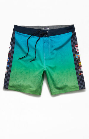 Eco Phantom NASCAR Racetrack 18" Boardshorts image number 1