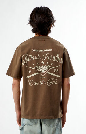 Billiards Paradise Heavyweight T-Shirt image number 2