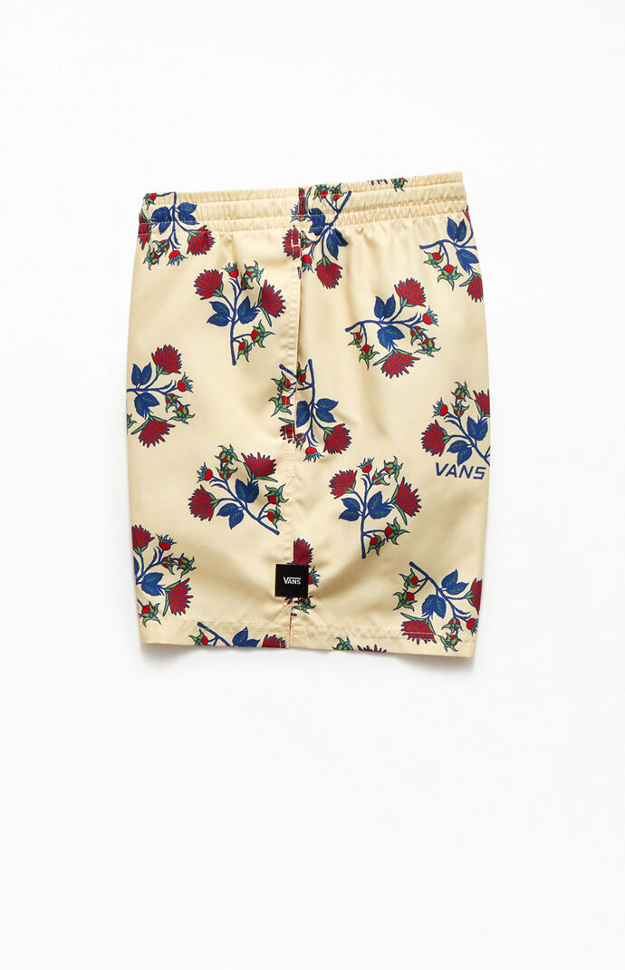 Recycled Floral Mixed 16" Swim Trunks