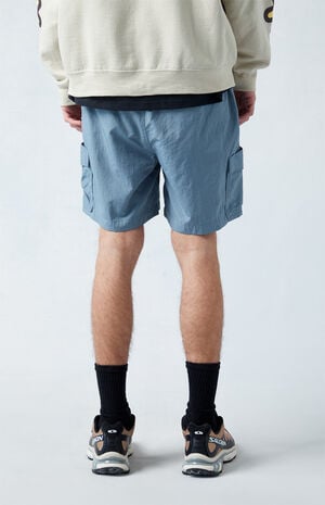 Nylon Blue Cargo Shorts image number 3