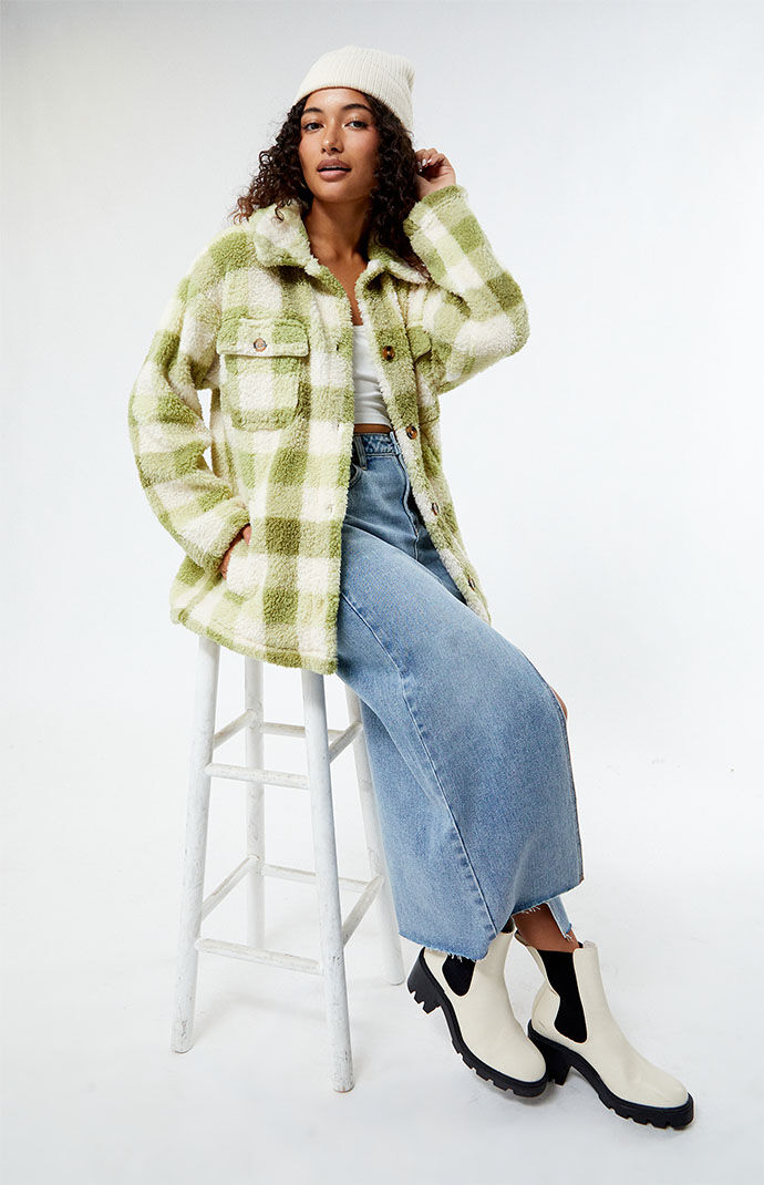 Billabong Fairbanks Button Up Teddy Bear Jacket PacSun
