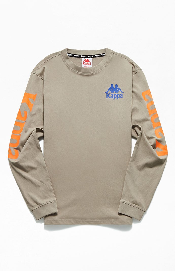 Gray kappa shirt top