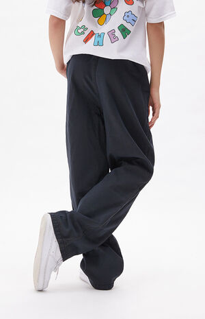 Black Pull-On Wide Leg Pants image number 3