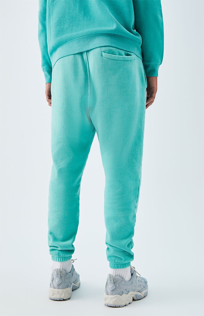 Green Vintage Wash Sweatpants