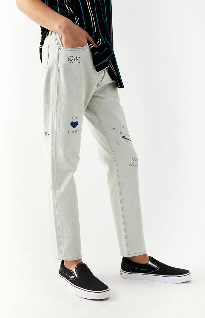 White 501 '93 Cropped Jeans