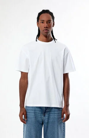 White Basic T-Shirt image number 1