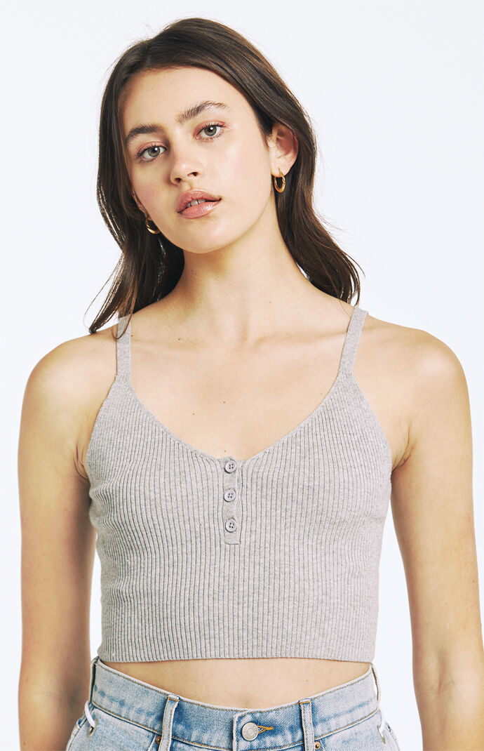 LA Hearts Henley VNeck Cami Tank Top at