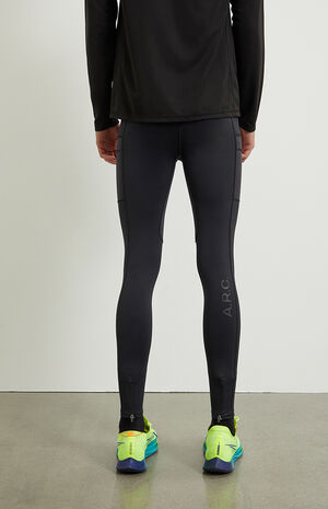 Active Black Compression Tights image number 6