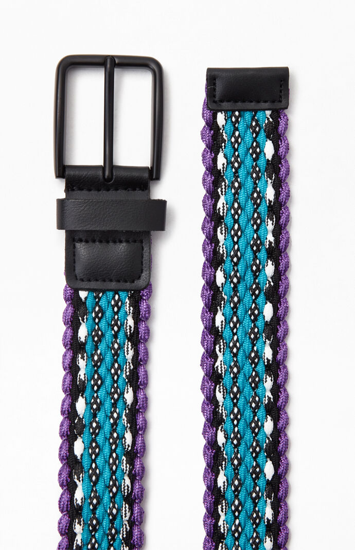 Slim Teal Paracord Belt