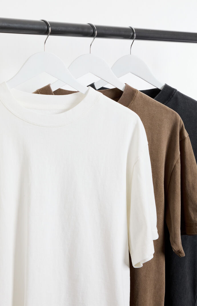 Pacsun 3 Pack Premium Oversized T-Shirts | Pacsun