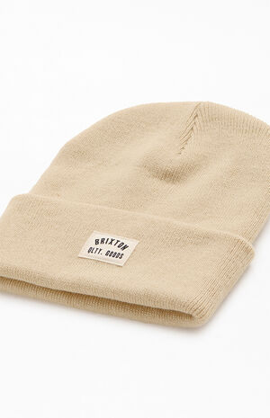 Tan Woodburn Watch Beanie image number 2