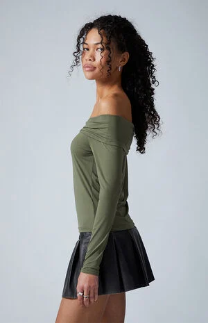 Lannie Hardware Embellished Long Sleeve Top image number 4