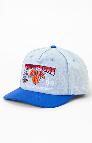 NBA NY Knicks Champions Deadstock Jean Snapback Hat image number 4