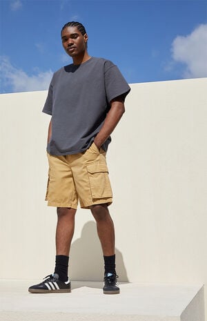 Khaki Cargo Shorts image number 2