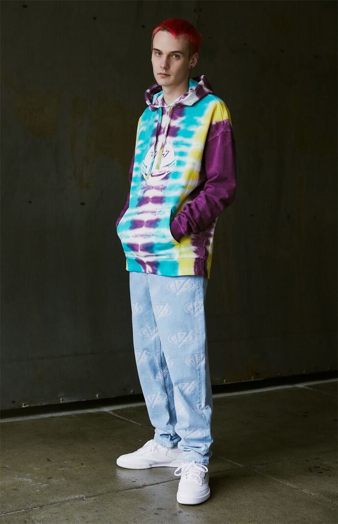 x J Balvin Tie-Dyed Hoodie