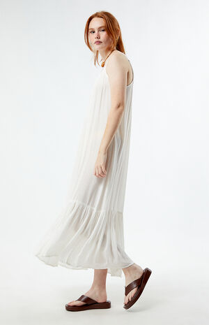 Blue Tides Beach Midi Dress image number 3