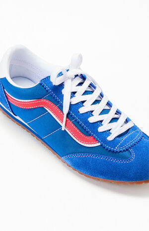 Blue & Red Super Lo Pro Sneakers image number 6