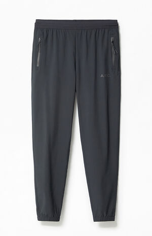 Active Black Nylon Jogger Sweatpants image number 1
