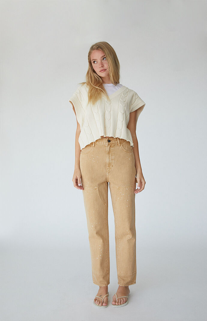 Tan Utility Cargo Pants