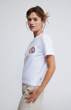 White Cropped T-Shirt image number 2