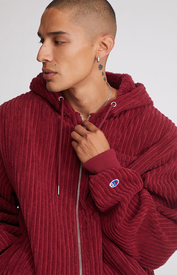 Red champion hoodie pacsun hot sale