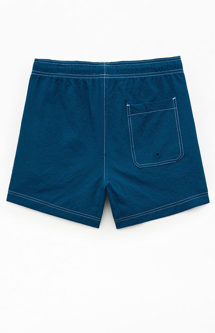 Pacsun Blue Solid Seersucker 4.5