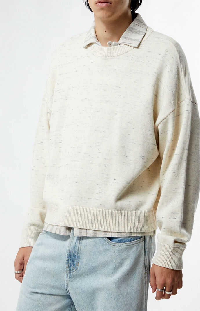 Cropped Crew Sweater