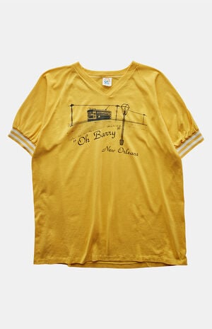 '80s Oh Barry New Orleans V-neck Graphic T-Shirt image number 1
