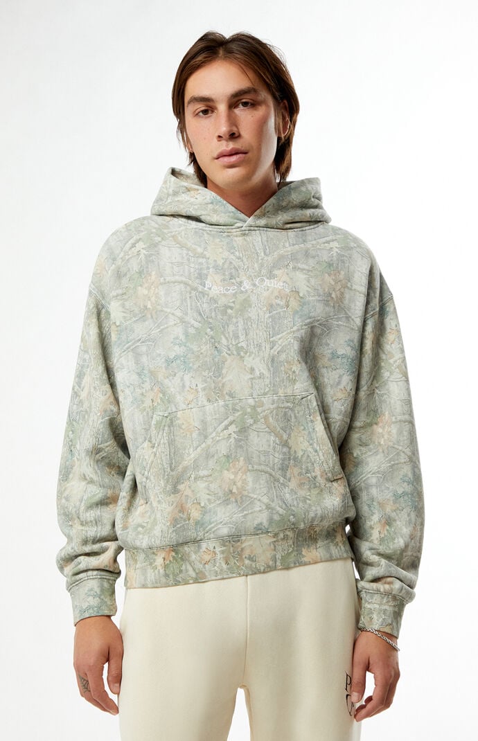 MUSEUM OF PEACE & QUIET Wordmark Camo Hoodie