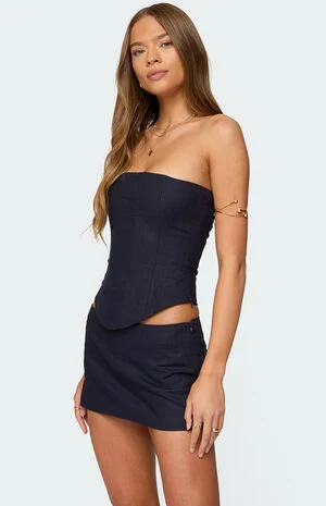 Rebel Linen Look Corset image number 3