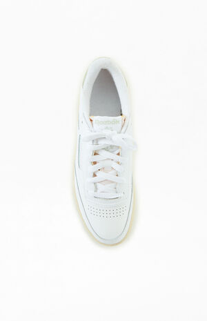 Women's White Club C 85 Vintage Sneakers image number 5