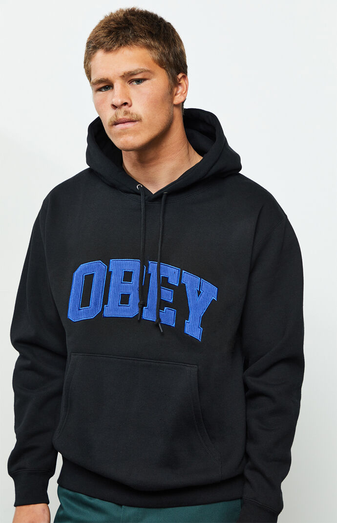 Ajh Black Obey Hoodie Hrdsindia Org