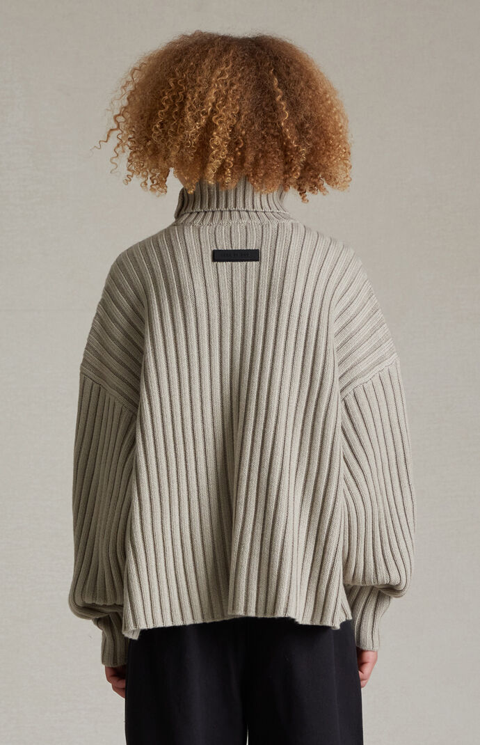 Fear of God Essentials Kids Seal Turtleneck Sweater | PacSun Fear of God Essentials Kids Seal Turtleneck Sweater | PacSun