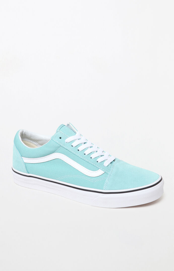 aqua blue vans shoes